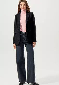 Джинсы широкие прямого кроя