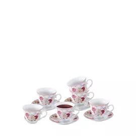 Фарфоровый чайный сервиз на 6 персон.