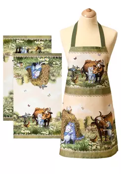 Фартук "Синие коты"