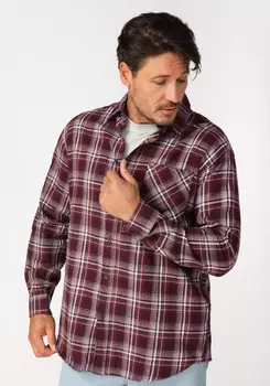 Фланелевая рубашка в клетку "Шарль"