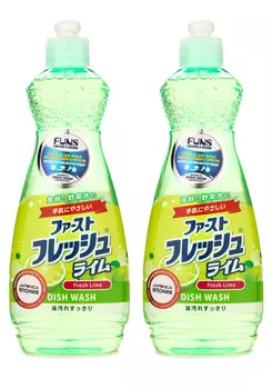 Гель для мытья посуды "свежий лайм", 2 шт.