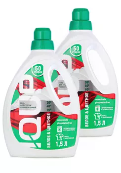 Гель для стирки универсальный, 1,5 л, 2 шт.