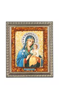 Икона "Янтарная" Неувядаемый цвет 14х17см.