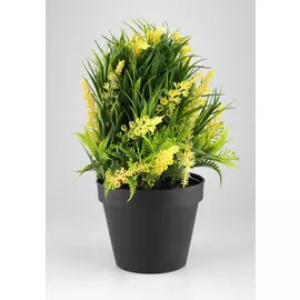 Искусственное домашнее растение в кашпо