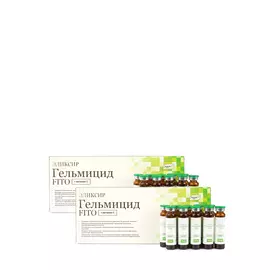 Эликсир "Гельмицид FITO" противопаразитарный, 2 шт