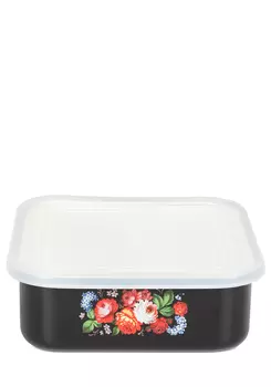 Эмалированный лоток "Жостовские мотивы"