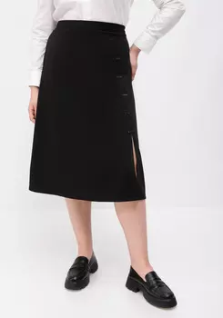 Юбка А-образного силуэта с пуговицами