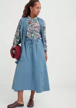 Юбка асимметричная на кулиске