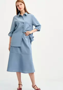 Юбка-годе изо льна