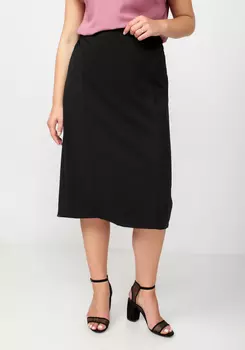 Юбка из трикотажа со шлицей