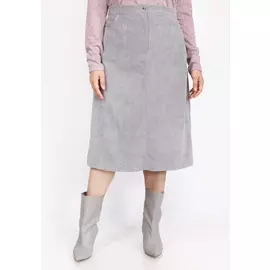 Юбка из вельвета прямого кроя