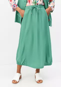 Юбка с эластичной лентой на талии и по низу