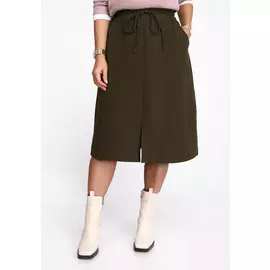 Юбка с карманами и поясом на резинке