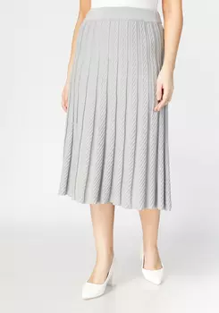 Юбка со структурными полосами