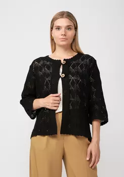 Кардиган ажурный с укороченным рукавом