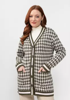 Кардиган "Гусиная лапка"