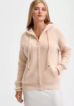 Кардиган на молнии с капюшоном "Амели"