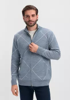 Кардиган на молнии с высокой горловиной