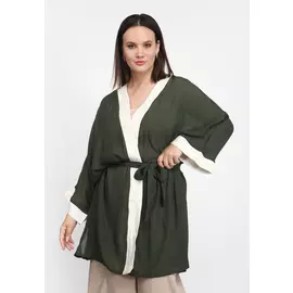 Кардиган-накидка из прозрачной ткани