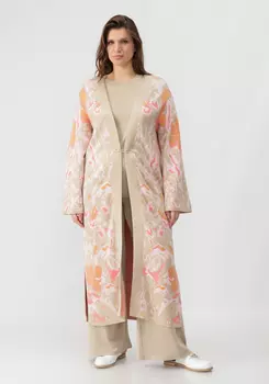 Кардиган с цветочным дизайном