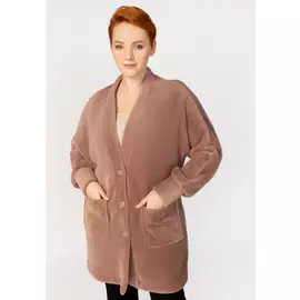 Кардиган с круглой планкой