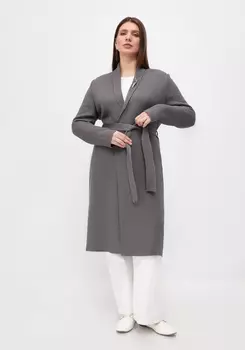 Кардиган удлиненный на поясе