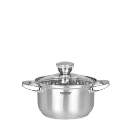 Кастрюля с крышкой и мерной шкалой