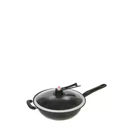 Казан-Вок "Сила гранита" и крышка с давлением