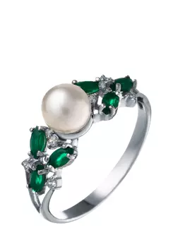 Кольцо серебряное "Дионисия"