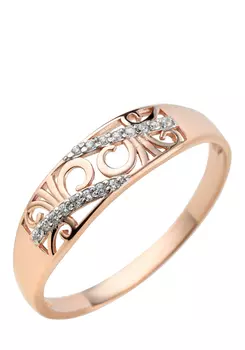 Кольцо серебряное "Поэзия любви"