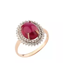 Кольцо серебряное "Анетта"