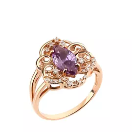 Кольцо серебряное "Ангелия"