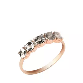 Кольцо серебряное "Бриллиантовая мечта"