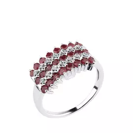 Кольцо серебряное "Елизавета"