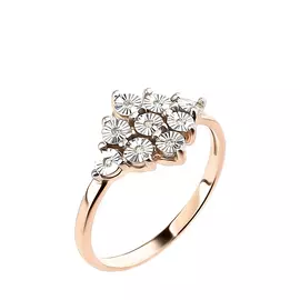 Кольцо серебряное "Илария"