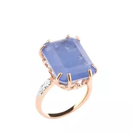 Кольцо серебряное "Элизабет"