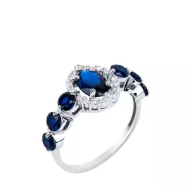 Кольцо серебряное "Мир гармонии"