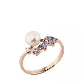 Кольцо серебряное "Моника"