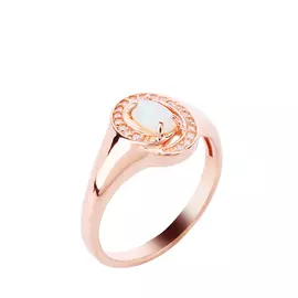 Кольцо серебряное "Опаловая тайна"