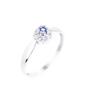 Кольцо серебряное "Райское наслаждение"