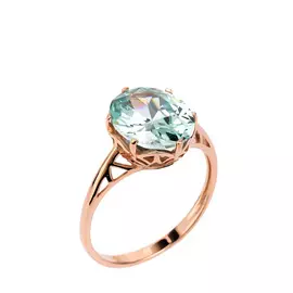 Кольцо серебряное "Сияние чувств"