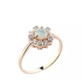 Кольцо серебряное "Таинственность"