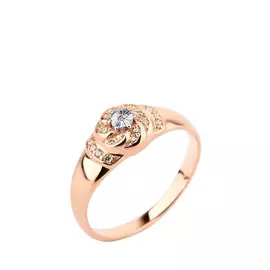 Кольцо серебряное "Валери"