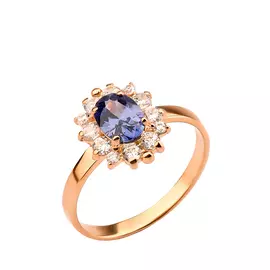 Кольцо серебряное "Жаннэт"