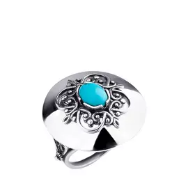 Кольцо серебряное "Желание души"