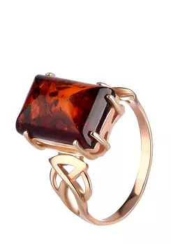 Кольцо серебряное "Сокровище природы"