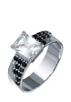 Кольцо серебряное "Вернисаж"