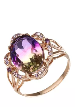 Кольцо серебряное "Загадочный блеск"