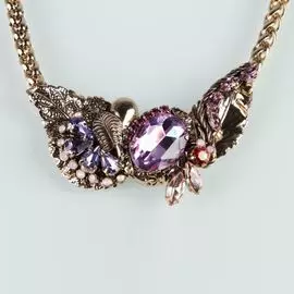 Колье «Лиловая фантазия»