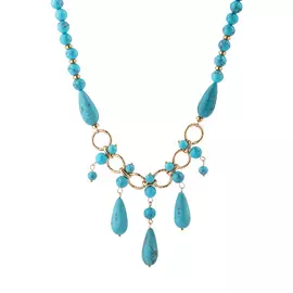 Колье "Бирюзовое чудо"